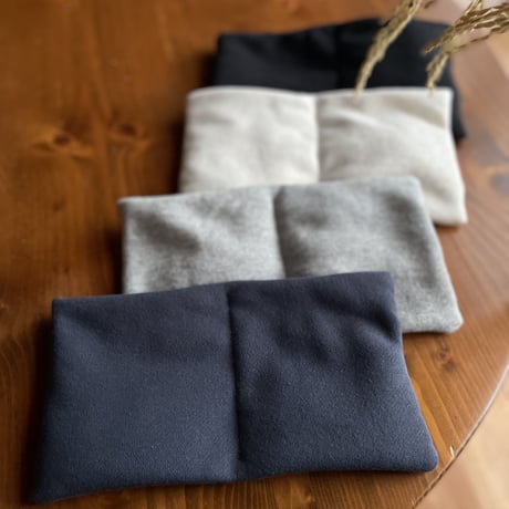 YOHEHO eye warmer  ネイビー　手の平サイズ