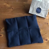 玄米カイロ座布団・YOHEHO warm cushion・黒