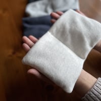YOHEHO eye warmer 白　手の平サイズ