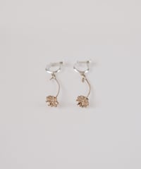 Gerbera earring B (K10YG)
