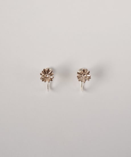 Gerbera earring A (K10YG)