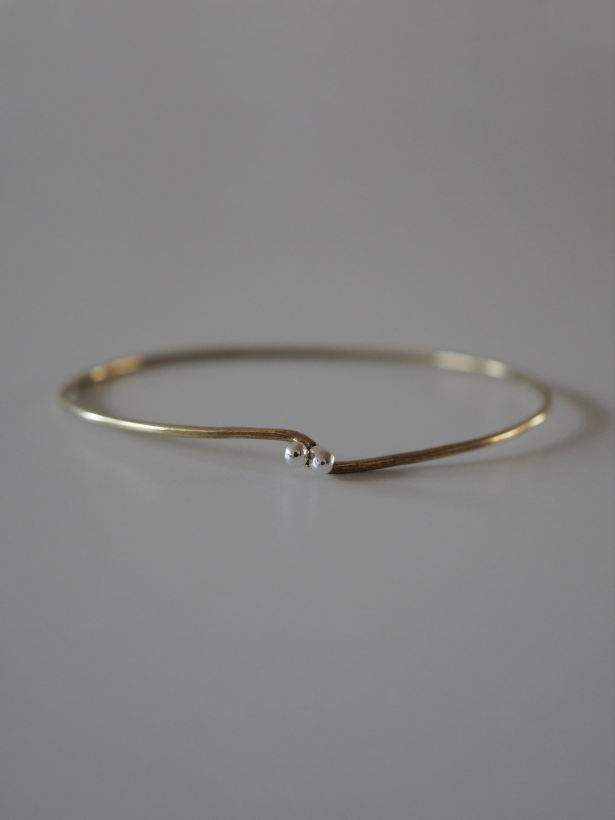 こむぎページmoe 閃 バングル 真鍮 bangle こむぎページmoe 閃