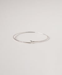 Line bangle (silver)