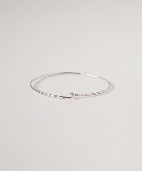 Line bangle (silver)