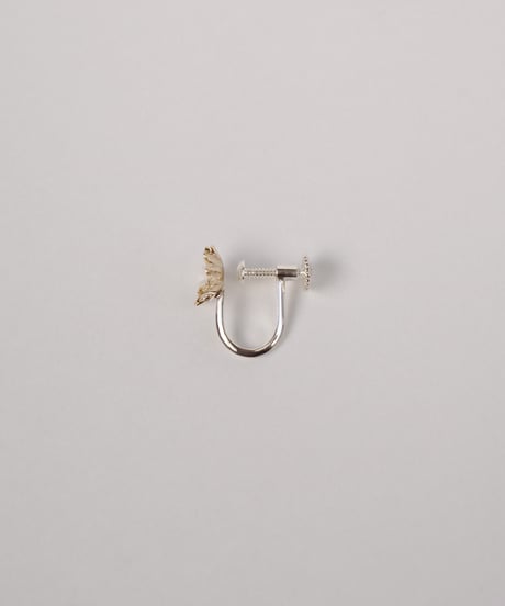 Gerbera earring A (K10YG)