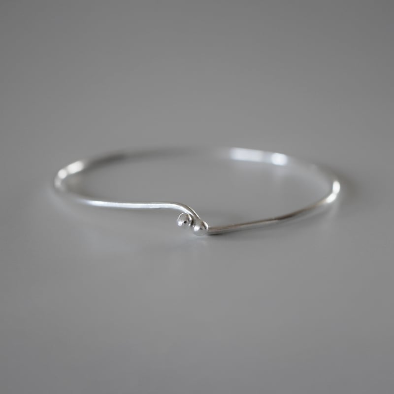 click bangle (silver) | ayano otsubo