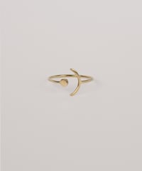 Abstract ring（brass）