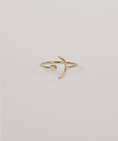 Abstract ring（brass）