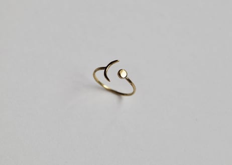 abstract ring（brass）