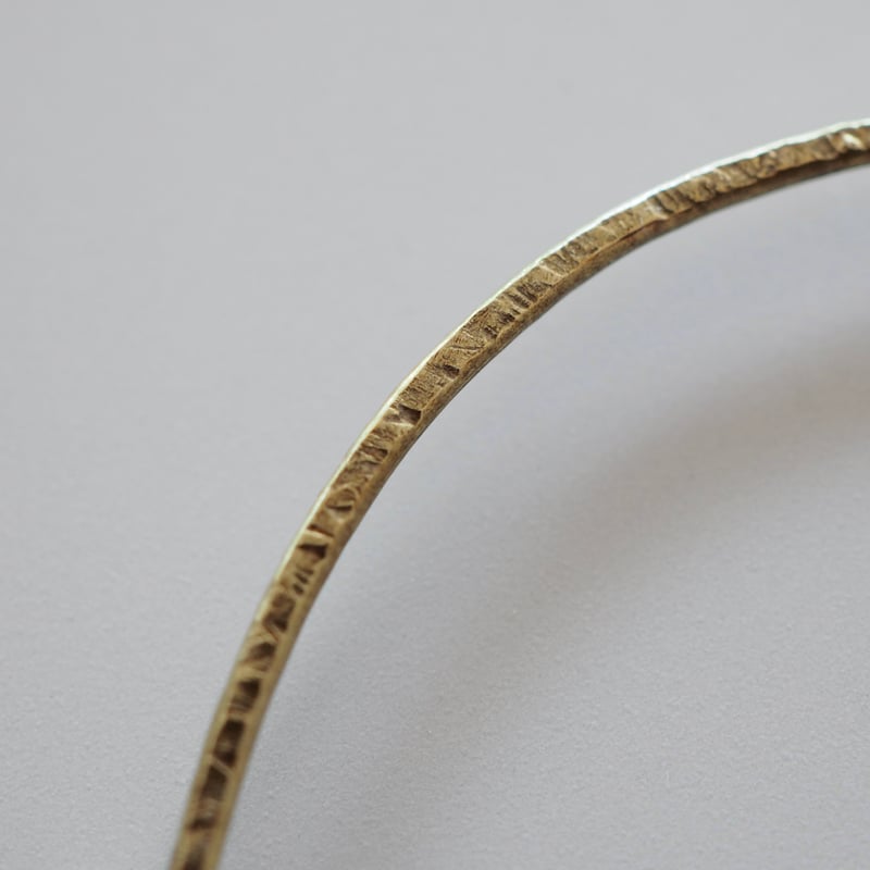 line bangle (brass) | ayano otsubo
