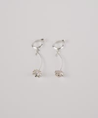Gerbera earring B (silver)