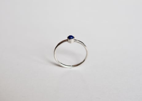 ラピスラズリの指輪  (silver950)