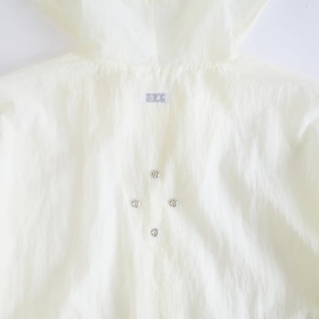 P A C S - Sheer Hooded Jacket  (WHT)