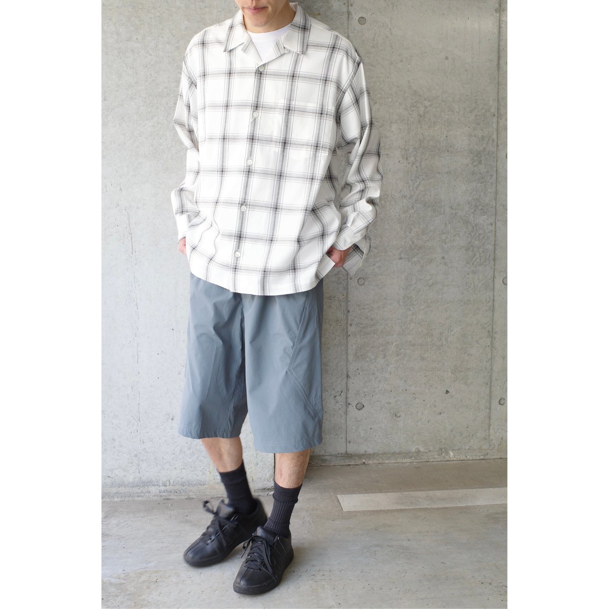 PACS Pumicetone Shorts Black サイズ:R PUMICETONE SHORTS BLACK | FUDGE UP NOTHING