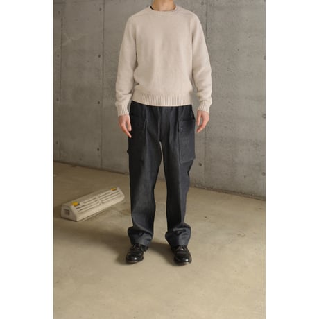 P A C S - Double Pocket Cargo Pants (Navy Denim)