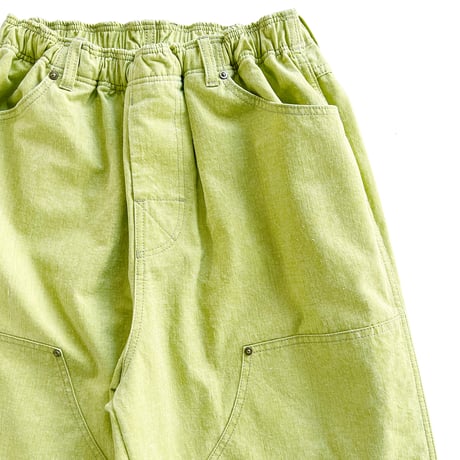 Comfortable Reason -Double Knee Pigment Pant (GREEN)