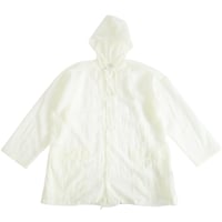 P A C S - Sheer Hooded Jacket  (WHT)