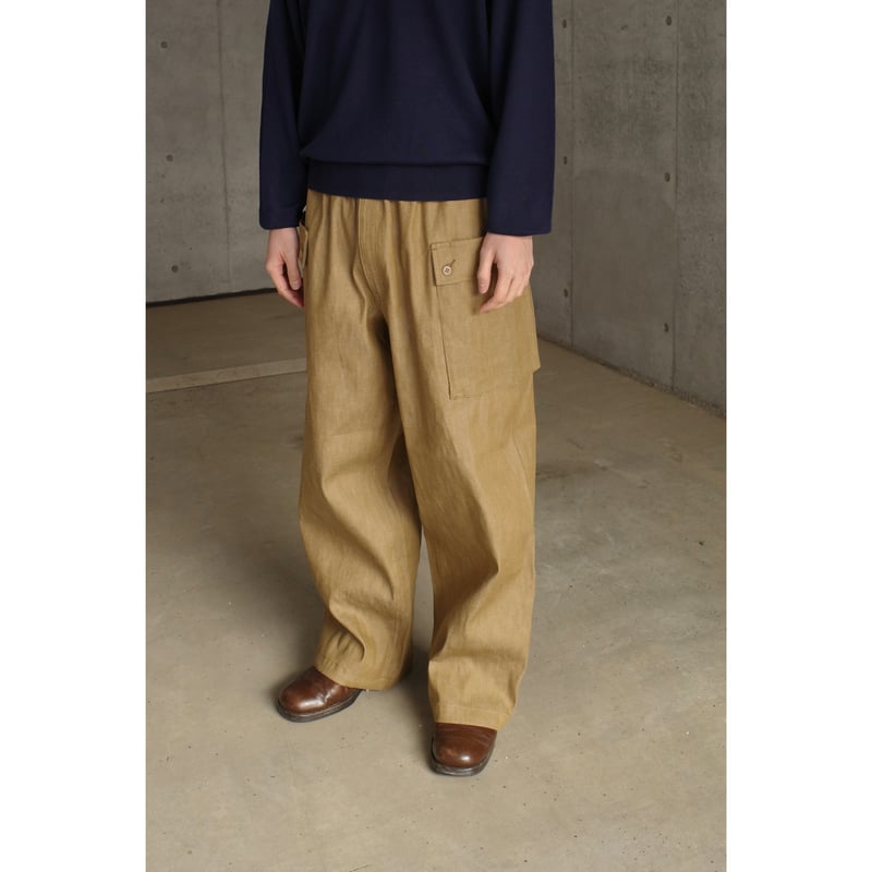 P A C S - Double Pocket Cargo Pants (Navy Denim