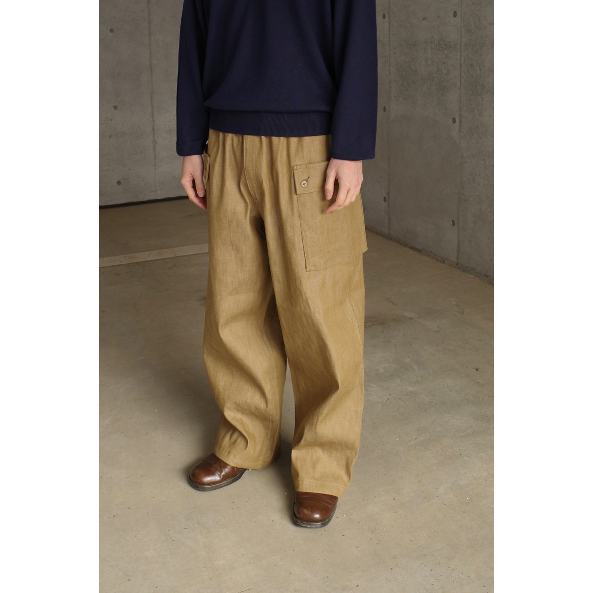 パンツ PACS Double Pocket Cargo Pants NavyDenim P A C S - Double Pocket Cargo Pants (Navy Denim