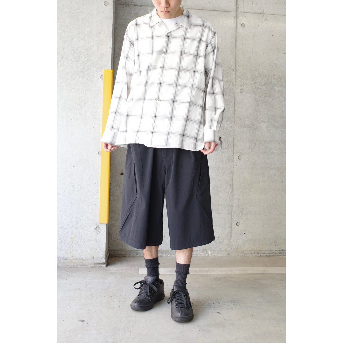 PACS ショーツ 25ss paletown P A C S - Pumicetone Shorts (Gray) | PALETOWN O