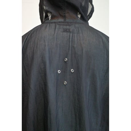 P A C S - Sheer Hooded Jacket  (BLK)