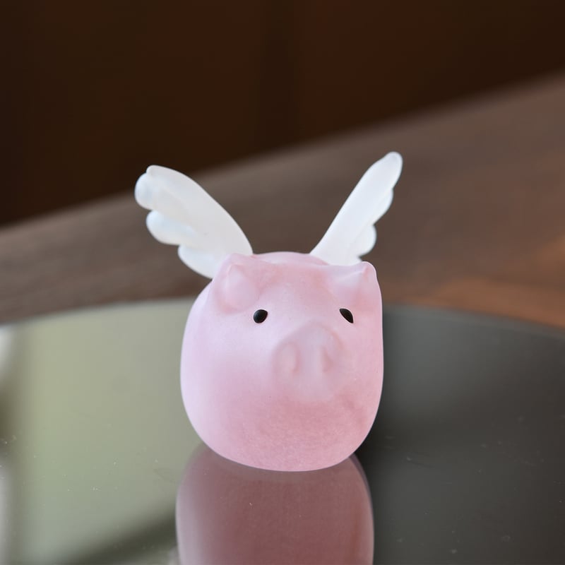 ガラス工芸品 キタガワ アキコ 硝子細工
