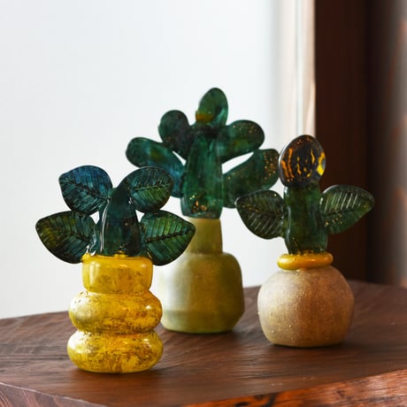 ガラス花瓶(富山ガラス工房) 富山アイコニック YAKUBIN 一輪挿し/越琥珀硝子 492 | 富山ガラス工房