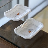 色絵豆皿 トリ/戸島邦子　024666-2-259