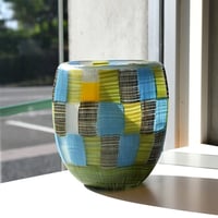 【Glass Art Pot展示作品】　Wetlands walk(湿原散歩）/佐野曜子