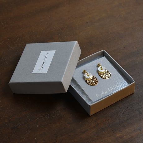 結　ランダムラウンドピアス/伊藤真知子  035558-1-838
