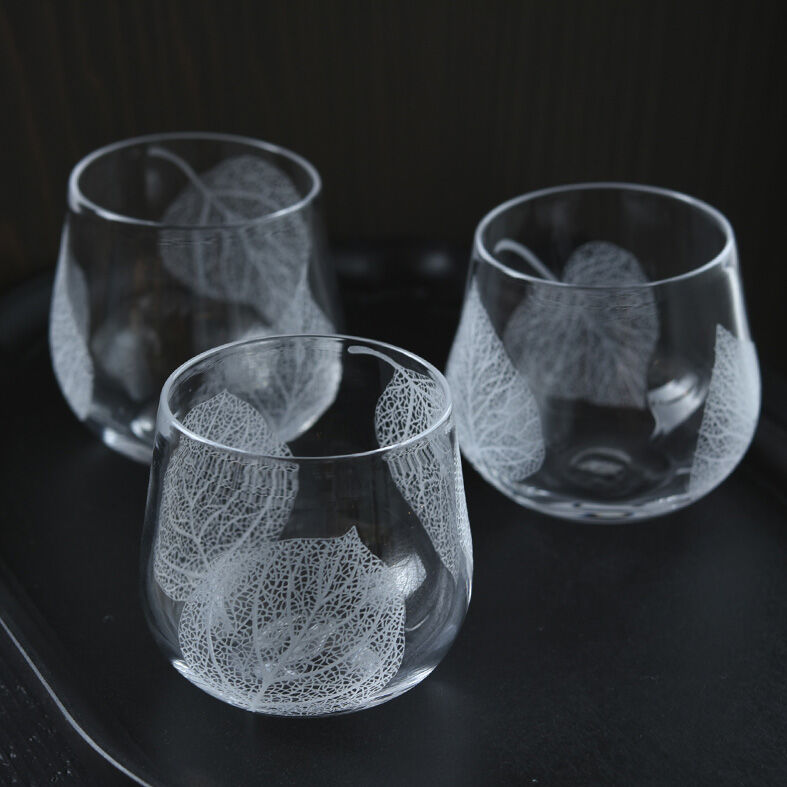 Botanico 冷茶グラス/岡田芙紗子 033507-1-559 | 富山ガラス工房