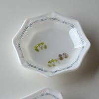 色絵豆皿 ライチョウ/戸島邦子　025478-2-840