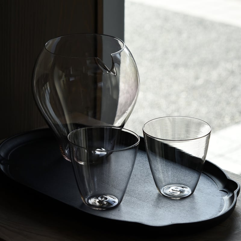 福圓富信 吹きガラス碗 福圓富信 吹きガラス碗