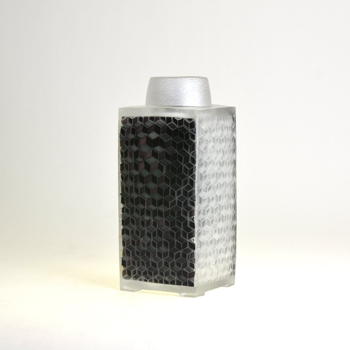Glass Art Pot展示作品】モザイク四角花器/佐野猛 | 富山ガラス工房