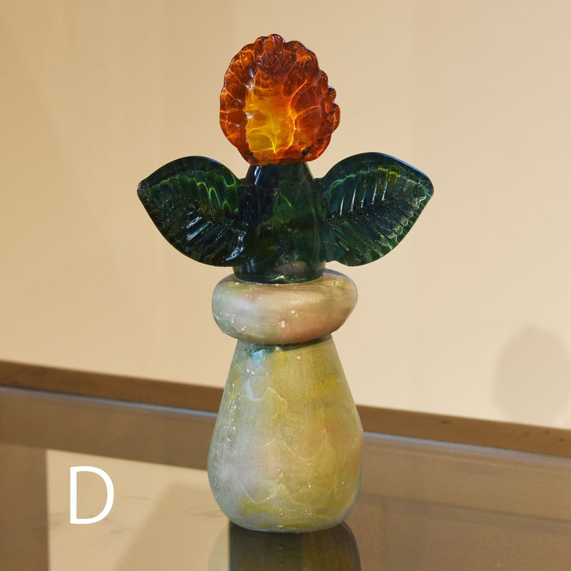 ガラス細工　レトロな風景 glass plant/常盤杏奈 033404-1 | 富山ガラス工房