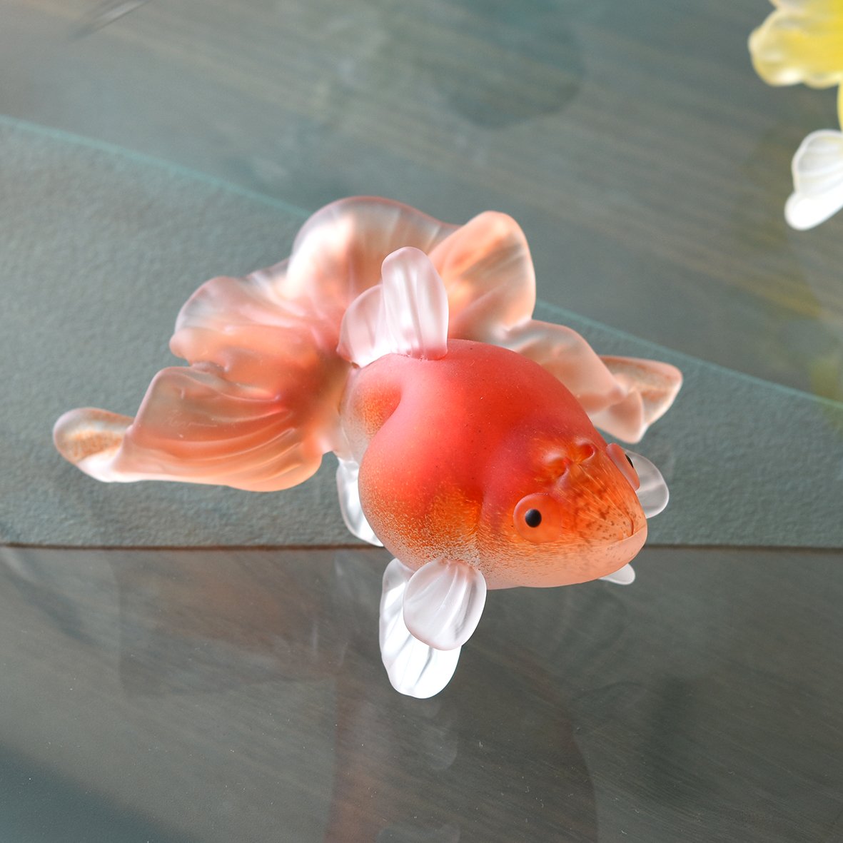 キャメルと砂漠のアートガラス GLOBE ガラスアート コーラル - ゼネラルストアオルネ(ゼネラル