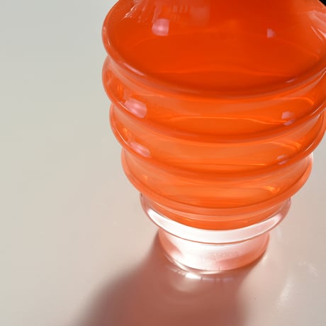 HOTARU ORANGE YELLOWISH CRYSTAL vase/Jiri Suchy 036766-1