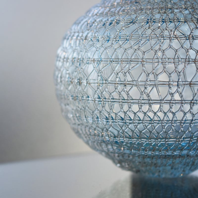花器 Woven Vessel/竹岡健輔 037226-1 | 富山ガラス工房