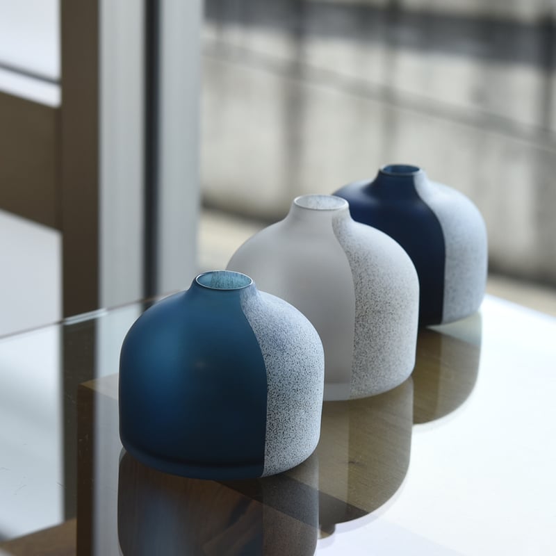 Ishime Vase/AYANO YOSHIZUMI 035913-1-521 | 富山ガラス工房 Ishime Vase/AYANO YOSHIZUMI 035913-1-521 | 富山ガラス工房