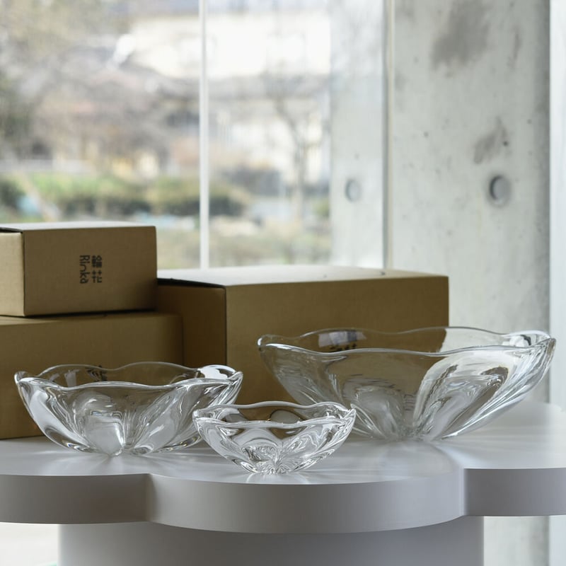 富山アイコニック/輪花ボウルM 637 | 富山ガラス工房