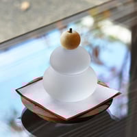 ガラスの鏡餅2026/TOYAMA GLASS STUDIO | 富山ガラス工房