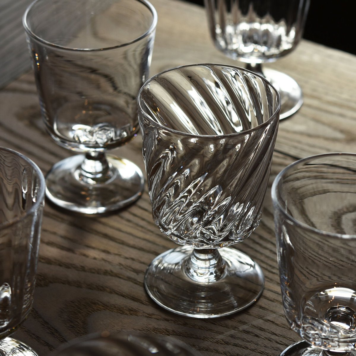 ビストログラス ツイスト/日の出ガラス工芸社 025947-2-338 B | 富山