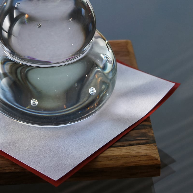 ガラスの鏡餅2026/TOYAMA GLASS STUDIO | 富山ガラス工房