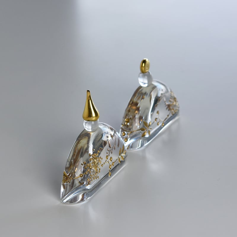 時澤　真美　ガラス　お雛様 時澤 真美 ガラス お雛様 ガラス作家時澤真美さんの雛人形が本日入荷