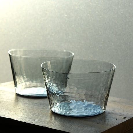 富山ガラス工房　ガラス深皿 富山ガラス工房 ガラス深皿