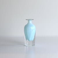 富山アイコニック YAKUBIN 一輪挿し/越翡翠硝子ｰ青磁色ｰ　　832