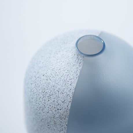 Ishime Vase Small   Remelt Blue/AYANO YOSHIZUMI 035924-1
