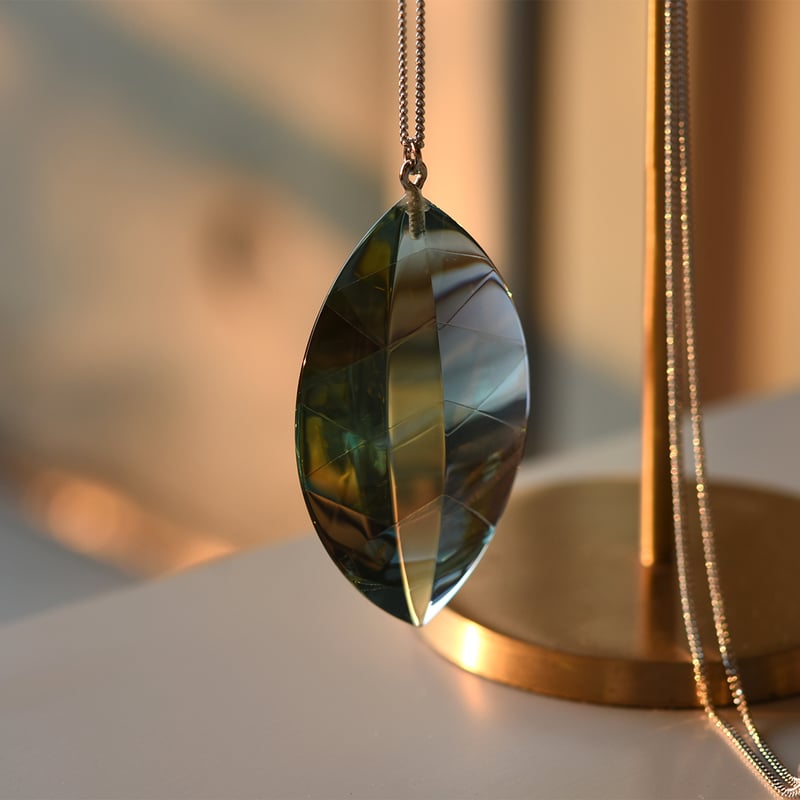 Leaf Green&Brown/小島有香子 031379-3-843 | 富山ガラス工房
