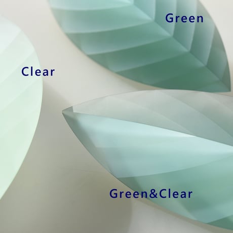 Layers of Light -Leaf-S  Green/小島有香子　033641-1-324
