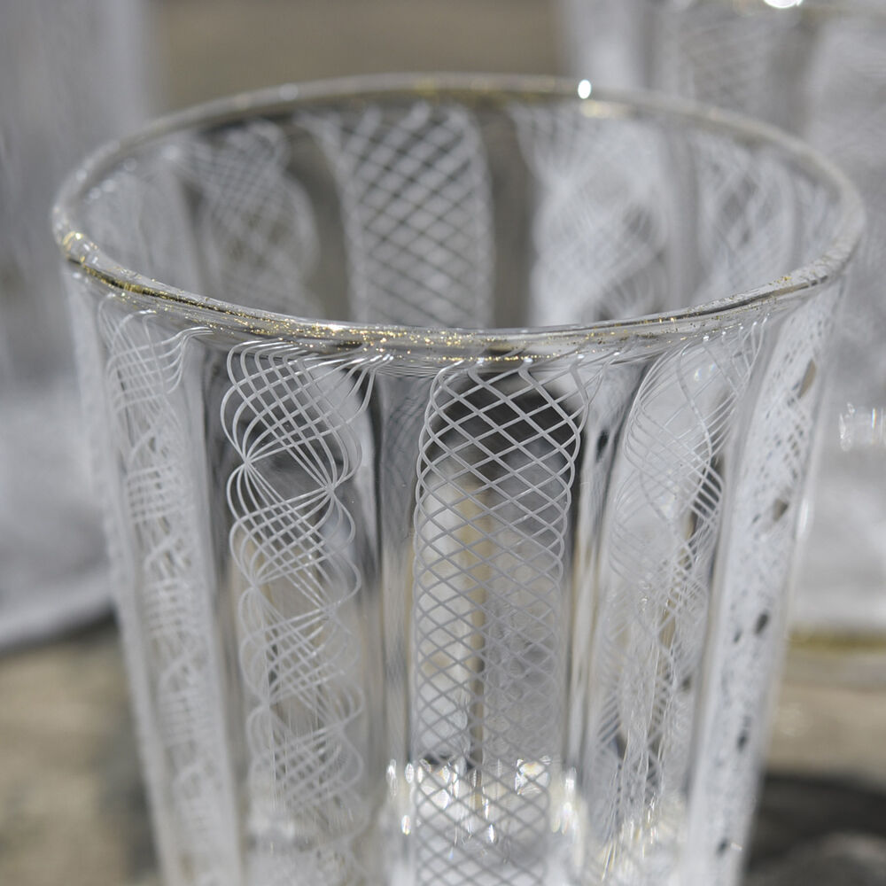 レースガラスのグラス/津坂陽介 034828-1-546 | 富山ガラス工房